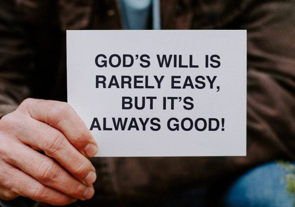 Not my will, but Yours